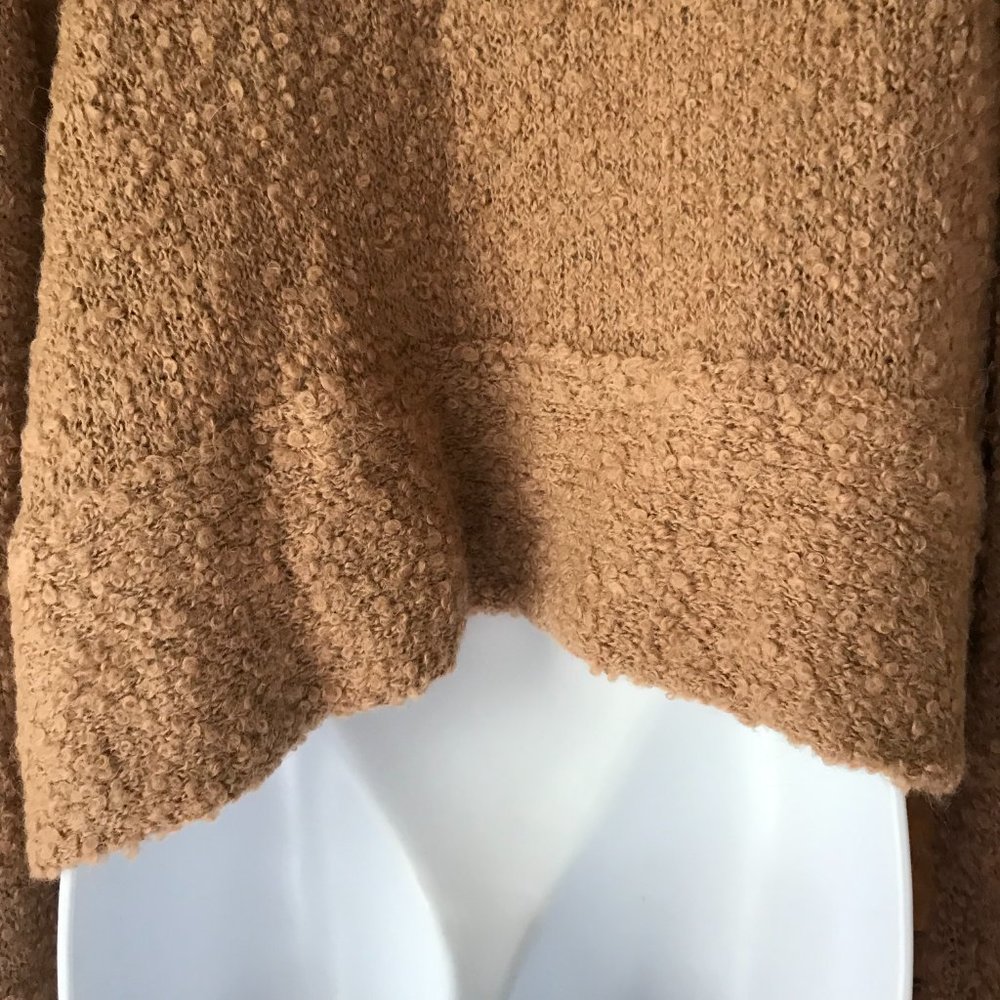 G.I.L.I. Brown Textured Open-Front Sweater - Picture 11 of 12